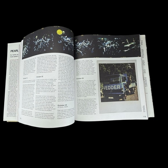 Pearl Jam Twenty Hardcover DJ Pearl Jam Book Music History Read - Picture 7 of 14